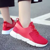 Women Mesh Fabric Sneakers Casual Comfort Lace Up Shoes
