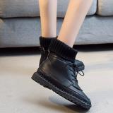 Women Booties Casual Lace Up Shoes