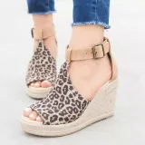Adjustable Buckle Artificial Nubuck Shoes