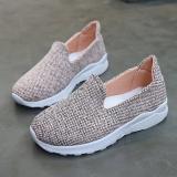 Women Mesh Fabric Sneakers Casual Comfort Slip On Shoes
