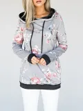 Printed Casual Polyester Hoodies