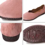Women Flocking Flats Casual Comfort Slip On Shoes