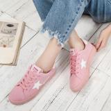 Women Comfortable Suede Casual Flat Lace-Up Sneakers