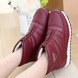 Winter Zipper Waterproof  Non-slip Snow Boots