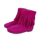 Women Tassel Booties  Casual Comfort Shoes