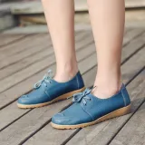 Women PU Loafers Casual Comfort Slip On Shoes