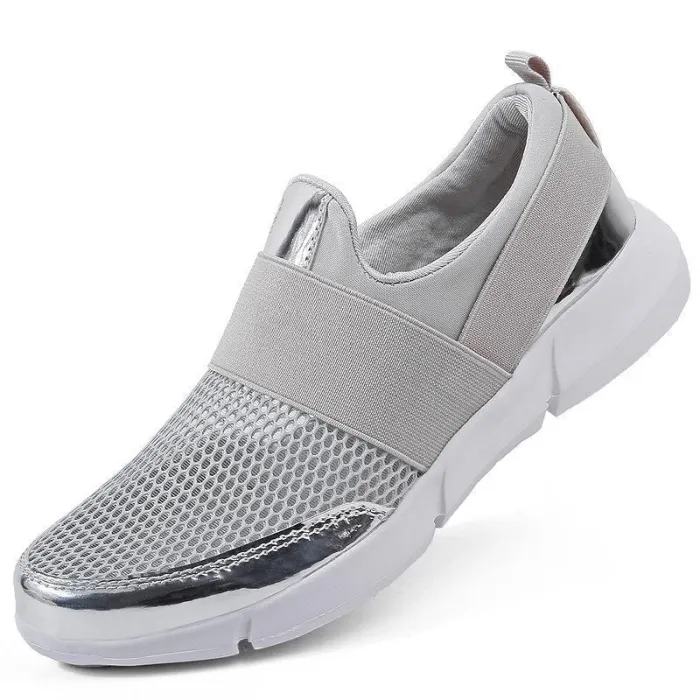 Women Mesh Fabric Sneakers Casual Comfort Plus Size Shoes