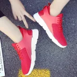 Women Mesh Fabric Sneakers Casual Comfort Lace Up Shoes