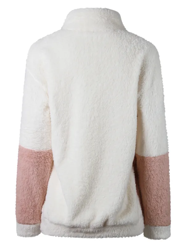 Winter Geometric Outdoor Stand Collar Coat