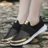 Women Mesh Fabric Sneakers Casual Comfort Plus Size Shoes