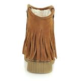 Tassel Daily Low Heel Artificial Leather Ankle Boots