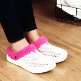 Women Closed Toe Warm Plus Size Slippers Casual Shoes