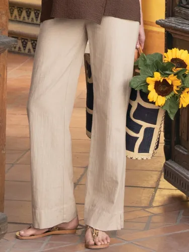 Plain Casual Pants