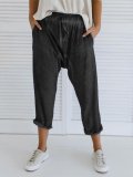 Plus Size Casual Pockets Pants