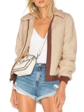 Long Sleeve Paneled Vintage Velvet Coat