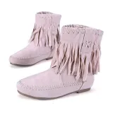 Women Tassel Booties  Casual Comfort Shoes