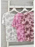 V Neck Casual Floral-Print Shirts & Tops