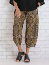 Printed Casual Pants