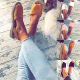 Women Summer Espadrilles Fashion Peep Toe Sandals Flat Sandals