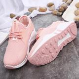 Women Mesh Fabric Sneakers Casual Comfort Lace Up Shoes