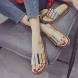 Women Creepers Slippers Casual Comfort Peep Toe Shoes