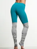 Multi Color Sports Breathable Paneled Thread Legging
