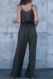 Sexy Spaghetti Strap Wide Leg Jumpsuit