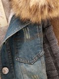 Paneled Casual Knitted Plus Size Jacket
