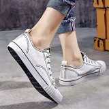 Women Fabric Sneakers Casual Comfort Lace Up Shoes
