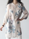 Casual 3/4 Sleeve Floral Blouse