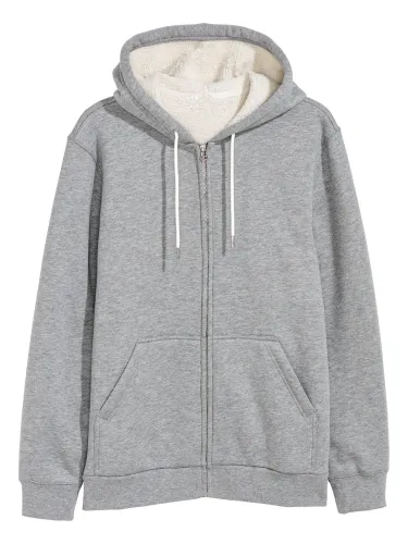 Gray Cotton-Blend Outerwear