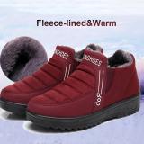 Fleece-lined Slip-On Ankle Women Boots
