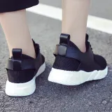 Women Mesh Fabric Sneakers Casual Comfort Lace Up Shoes