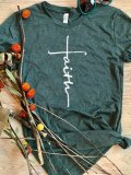 Round Neck Casual Shirts & Tops