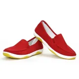 Women Corduroy Loafers Casual Comfort Slip On Shoes