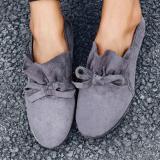 Women's Flat Shoes Round Toe Casual Bowknot Non-slip Flats