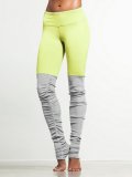 Multi Color Sports Breathable Paneled Thread Legging