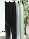 Plus Size Women Solid Casual Pants