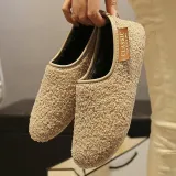 Women's Soft Round Toe Flat Casual Pregnant Winter Plus Size Shoes