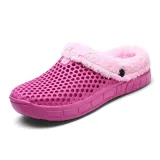Women Closed Toe Warm Plus Size Slippers Casual Shoes