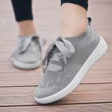 Women Fly Woven Fabric Sneakers Casual Comfort Slip On Shoes