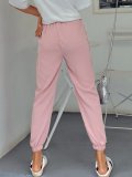 Plus Size Women Plain Casual Pants