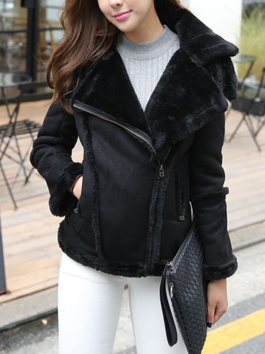 Vintage Patchwork Cotton-Blend Long Sleeve Coat