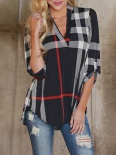 Printed Casual Polyester Blouses & Shirt