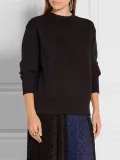 Convertible Wear Lace-up Back Casual Sweatshirt
