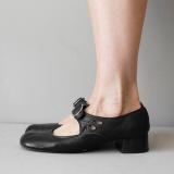 Mary Janes Blue Summer Low Heel Vintage  Women Shoes