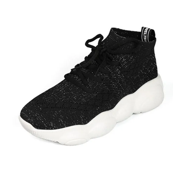 Elastic Cloth All Season Platform Sneaker