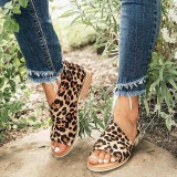 Pu Low Heel Date Sandals