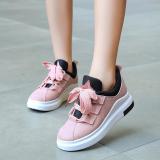 Athletic Lace-up All Season PU Platform Sneaker