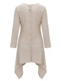 Asymmetric Long Sleeve Blouses&Shirt